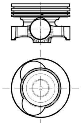 Stempel MAHLE 021 PI 00118 100 MAHLE 021 PI 00118 100: Motor stempel Renault KANGOO 2018