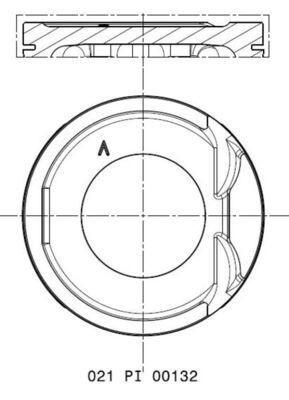 MAHLE Piston 021 PI 00132 000 MAHLE 021PI00132000 Piston Megane 3 Phase 2 prix