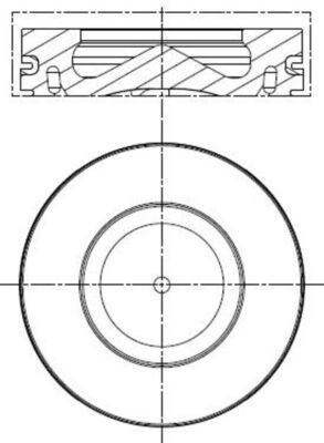 MAHLE Pistone motore 081 PI 00100 000 MAHLE 081 PI 00100 000 costo Pistone BMW E60 originale
