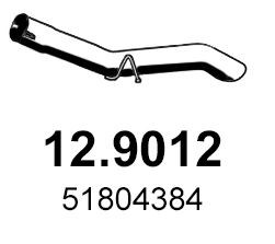 ASSO Voorpijp 12.9012 12.9012 Uitlaatpijp PEUGEOT 206 ASSO