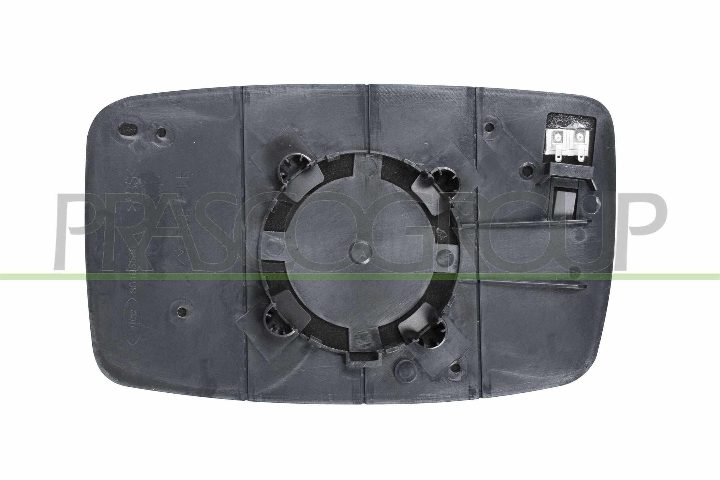 PRASCO Mirror Glass, outside mirror FT9237534 FT9237534 PRASCO glass for wing mirror for FIAT FREEMONT