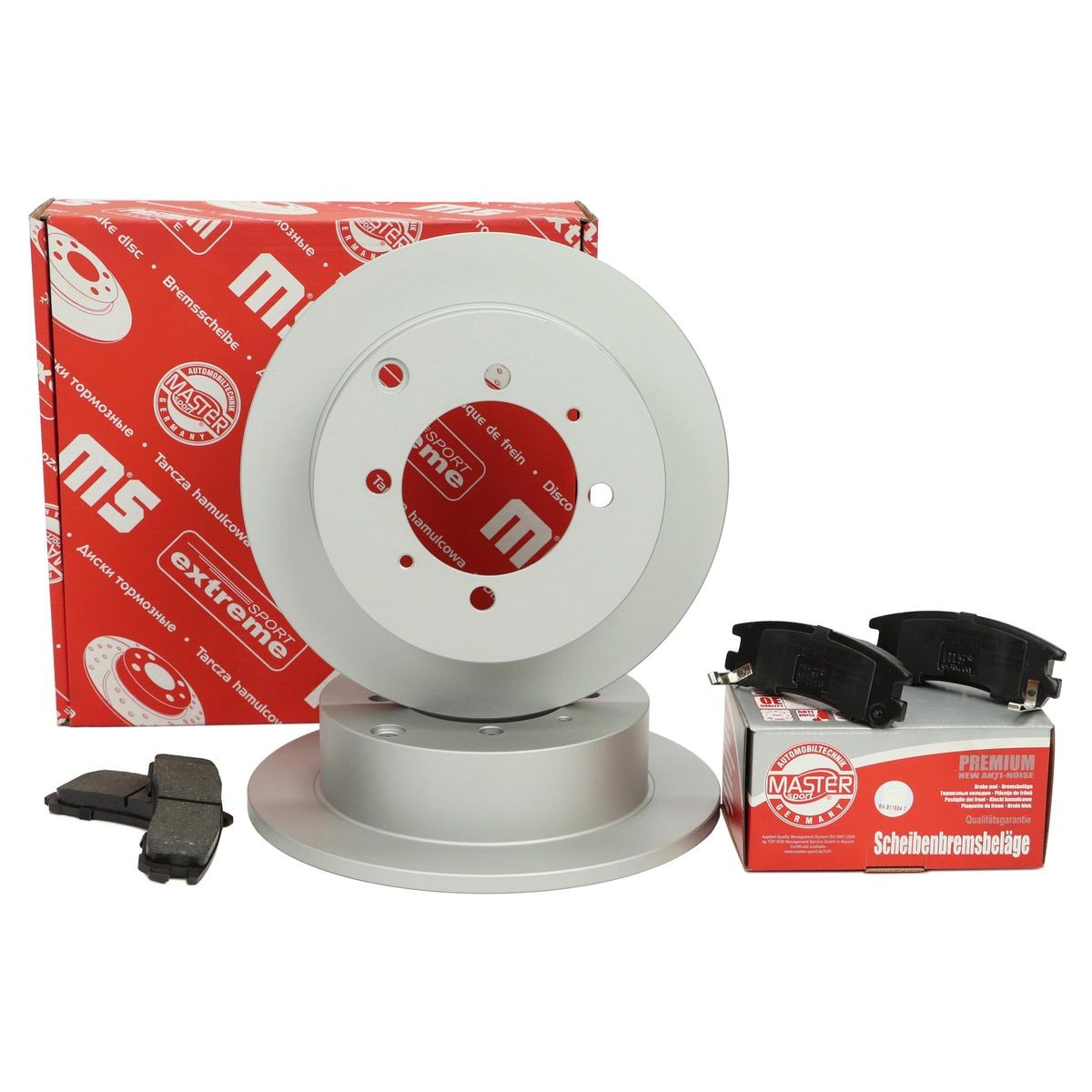 MASTER-SPORT Bremseskiver og -klosser 201002400 MASTER-SPORT 201002400 Bremsekit Delica pris