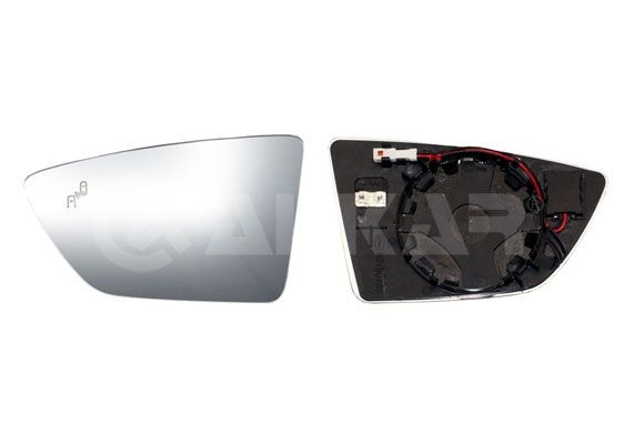 ALKAR Peililasi, ulkopeili 6431811 SEAT Ibiza KJ1 sivupeilin lasi ALKAR 6431811