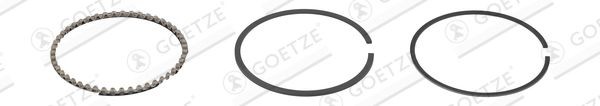 GOETZE ENGINE Stempelringsett 08-700200-10 GOETZE ENGINE 08-700200-10 Stempelringsett BMW 6-serie originale