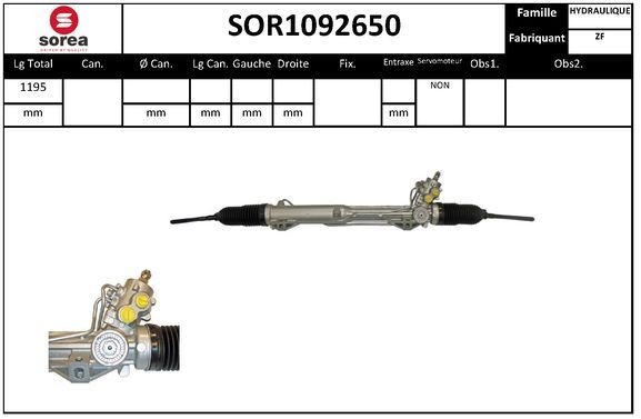 EAI Tandstang SOR1092650 SOR1092650 Tandstang PEUGEOT 5008 EAI