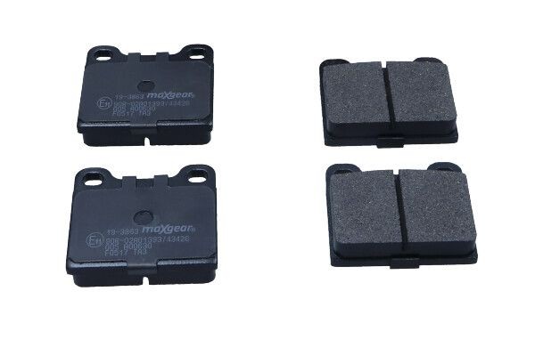 MAXGEAR Bromsbelägg 19-3863 19-3863 Bromsbelägg MAXGEAR MERCEDES-BENZ SLK