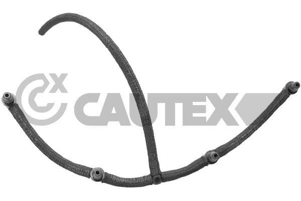 CAUTEX Tuyau, carburant de fuite 760340 Peugeot 206 Rampe d'injection CAUTEX 760340