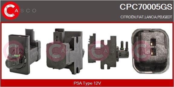 CASCO Pressure converter, turbocharger CPC70005GS TOYOTA AVENSIS CASCO turbo control valve CPC70005GS