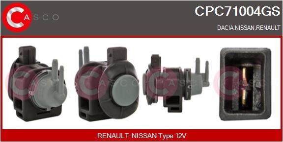 CASCO Pressure converter, turbocharger CPC71004GS Toyota AVENSIS CASCO turbo control valve CPC71004GS