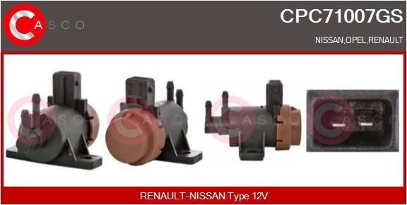 CASCO Druckwandler, Turbolader CPC71007GS CPC71007GS CASCO Ladedruckregelventil NV300 Kastenwagen (X82) Kosten
