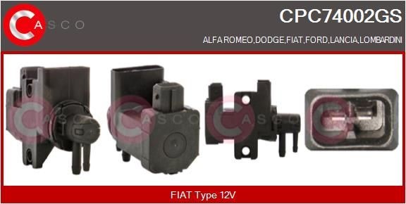 CASCO Pressure Converter, exhaust control CPC74002GS TOYOTA AVENSIS CASCO turbo control valve CPC74002GS