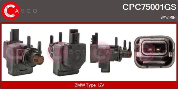 CASCO Pressure Converter, exhaust control CPC75001GS CPC75001GS CASCO turbo control valve for TOYOTA AVENSIS