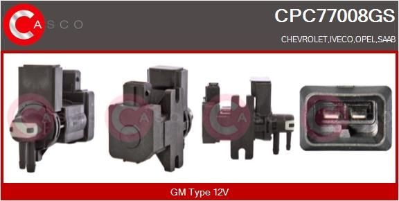 CASCO Pressure converter, turbocharger CPC77008GS CPC77008GS CASCO turbo control valve TOYOTA AVENSIS