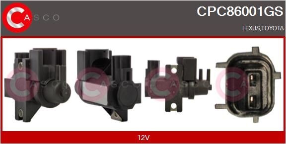 Drukconvertor, uitlaatgasregeling CASCO CPC86001GS CASCO CPC86001GS Drukconvertor, turbolader Toyota RAV 4 2014