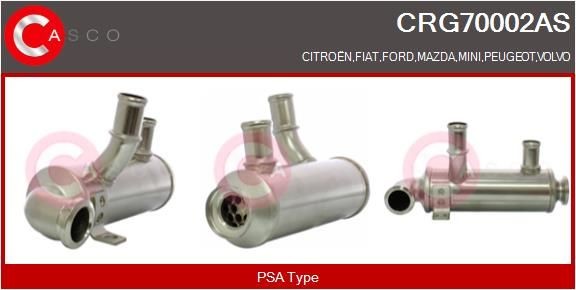 CASCO Radiador EGR CRG70002AS CASCO CRG70002AS Radiador de gases de escape Peugeot 307 SW 3E preço