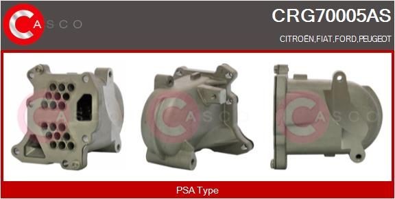 CASCO EGR-koeler CRG70005AS CASCO CRG70005AS Koeler uitlaatterugvoering Jumpy II Flatbed Vrachtwagen/Chassis prijs