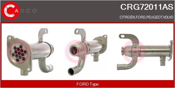 CASCO EGR køler CRG72011AS Agr køler CASCO Citroën BERLINGO CRG72011AS