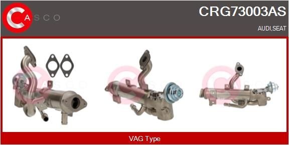 CASCO EGR kylare CRG73003AS CRG73003AS CASCO egr kylare PEUGEOT 207