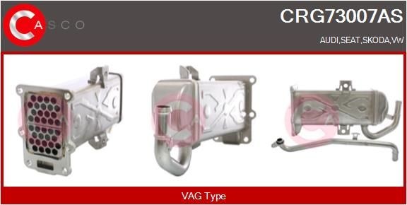 CASCO EGR-koeler CRG73007AS CASCO CRG73007AS Koeler uitlaatterugvoering Audi A1 Sportback 8x originele prijs