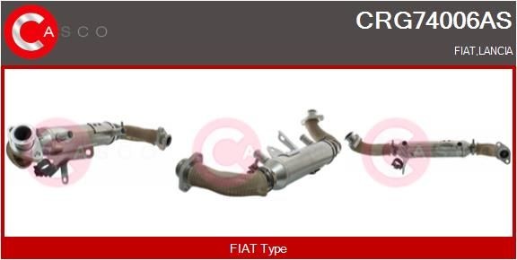 CASCO EGR-koeler CRG74006AS CASCO CRG74006AS Koeler uitlaatterugvoering Lybra Station Wagon (839) prijs