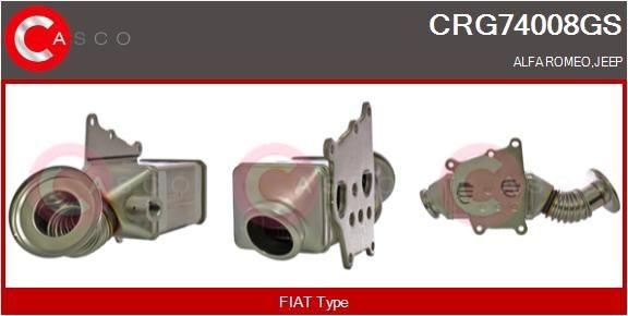 CASCO EGR-koeler CRG74008GS CASCO CRG74008GS originele Koeler uitlaatterugvoering Jeep Cherokee KJ kosten