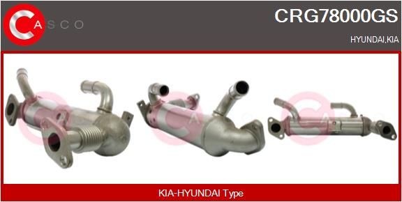 CASCO Radiador EGR CRG78000GS CASCO CRG78000GS Radiador de gases de escape Hyundai i30 II Carrinha baratos