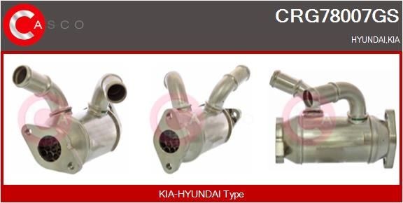 CASCO Radiatore EGR CRG78007GS CASCO CRG78007GS Radiatore gas di scarico KIA originale prezzo