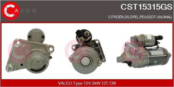 Motorino avviamento CASCO CST15315GS CASCO CST15315GS Motorino di avviamento Peugeot 508 2024