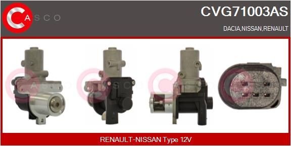 CASCO Válvula EGR CVG71003AS CASCO CVG71003AS Válvula de recirculação dos gases de escape Renault Megane 2 Cabrio preço