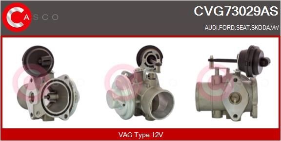 CASCO EGR-klapp CVG73029AS CASCO CVG73029AS originaal EGR klapp AUDI A6 Allroad hind
