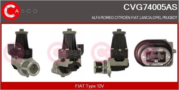 CASCO Vanne EGR CVG74005AS CVG74005AS EGR ALFA ROMEO GIULIA CASCO