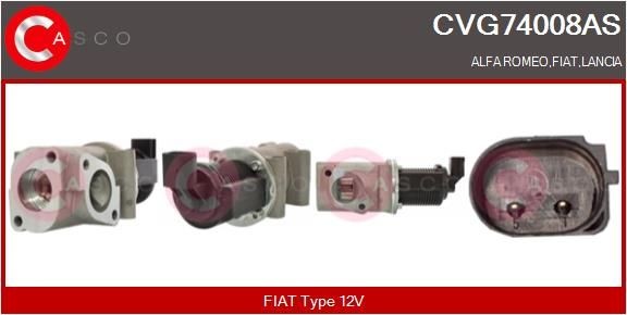 CASCO EGR-ventil CVG74008AS CVG74008AS CASCO EGR-ventil Honda