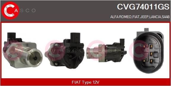 CASCO EGR klep CVG74011GS CASCO CVG74011GS Klep, uitlaatgasrecirculatie JEEP Renegade BU goedkoop