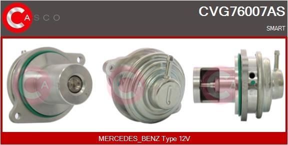 CASCO Venttiili, pakokaasun kierrätys CVG76007AS Venttiili, pakokaasun kierrätys CASCO Pneumaattinen