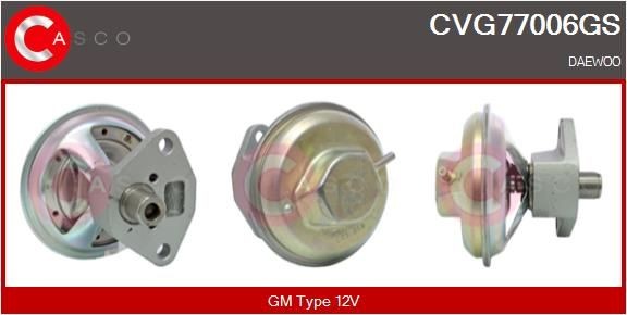 CASCO EGR-klapp CVG77006GS CASCO CVG77006GS EGR klapp Daewoo Lanos KLAT hind