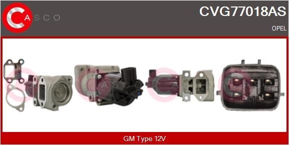 CASCO Vanne EGR CVG77018AS CASCO CVG77018AS Vanne EGR OPEL Astra Classic Berline (A04) 1.6 (L69) 116 CV 2012