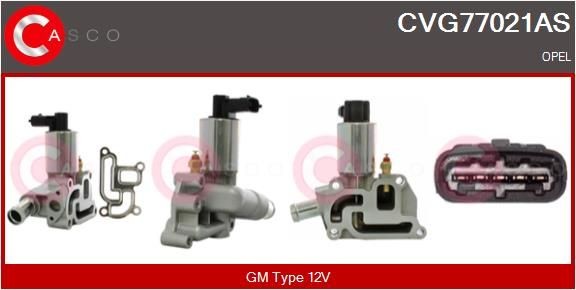 CASCO EGR valve CVG77021AS CVG77021AS CASCO exhaust recirculation valve for SUBARU