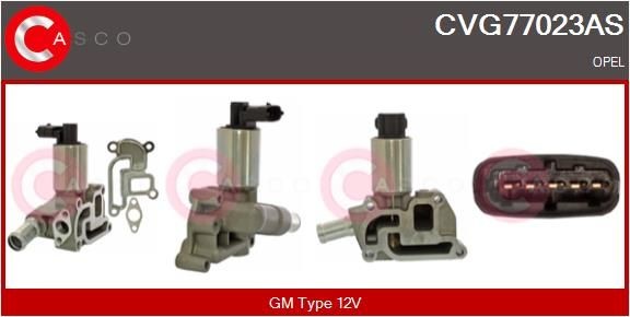 CASCO EGR valve CVG77023AS CVG77023AS CASCO SUBARU egr module
