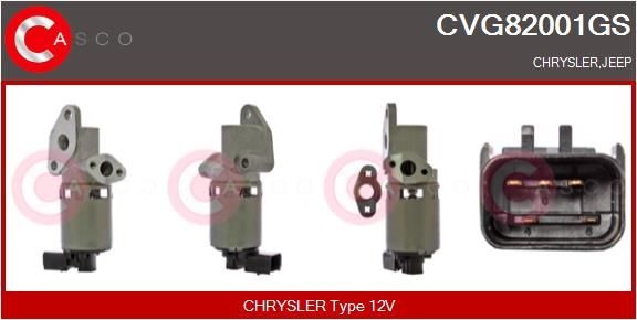 Valvola EGR CASCO CVG82001GS CASCO CVG82001GS costo Valvola EGR Jeep WRANGLER 2005