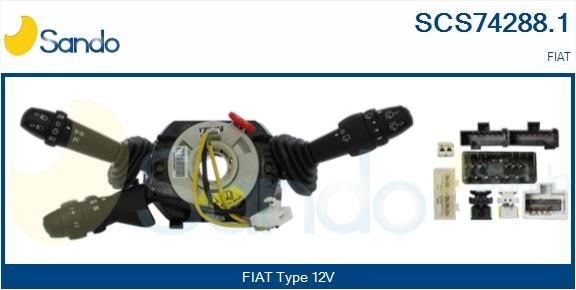 Ohjausakselin kytkin SANDO SCS74288.1 SANDO SCS74288.1: Kytkin ohjausakseli Fiat BRAVO 2024