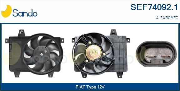 SANDO Moteur électrique, ventilateur pour radiateurs SEF74092.1 SANDO SEF74092.1 d'origine Moteur électrique, ventilateur pour radiateurs Alfa Romeo Brera coût
