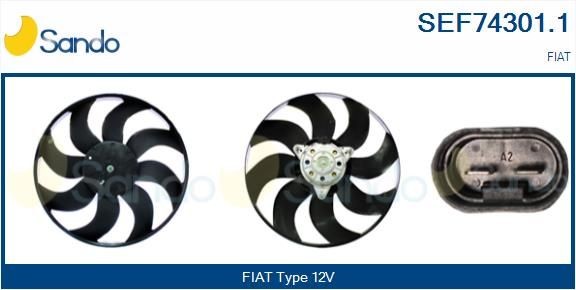 SANDO Kjølevifte SEF74301.1 SEF74301.1 Kjølevifte SANDO SAAB 9-3