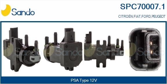SANDO Convertitore pressione, Controllo gas scarico SPC70007.1 SPC70007.1 costo Convertitore pressione turbocompressore FIAT PANDA SANDO