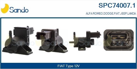 SANDO Convertitore pressione, Controllo gas scarico SPC74007.1 SPC74007.1 Convertitore pressione turbocompressore FIAT PANDA SANDO costo
