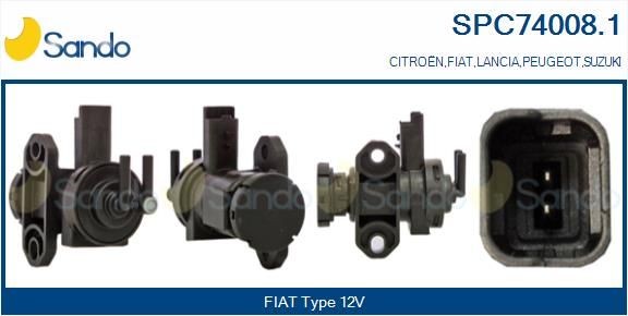 SANDO Drukconvertor, uitlaatgasregeling SPC74008.1 SANDO SPC74008.1 Drukconvertor Lancia Phedra 179 prijs