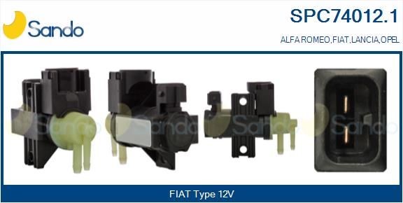 SANDO Drukconvertor, uitlaatgasregeling SPC74012.1 Drukconvertor, turbolader SANDO FIAT SPC74012.1