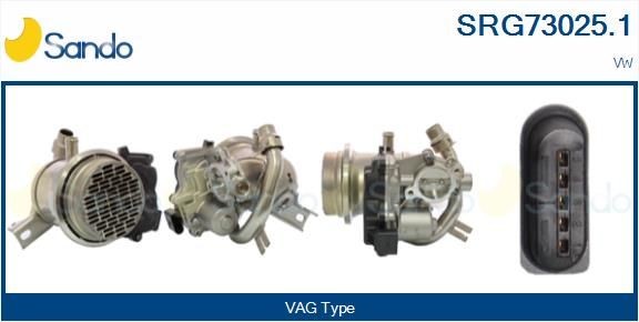 SANDO EGR-kjøler SRG73025.1 Agr kjøler VW SANDO SRG73025.1