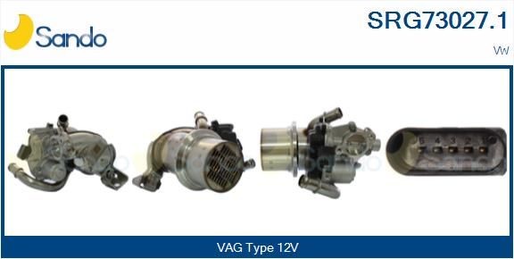 SANDO EGR-kjøler SRG73027.1 Agr kjøler VW SANDO SRG73027.1