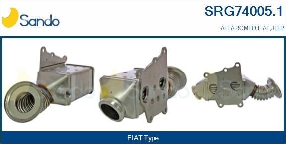 SANDO Ψυγείο EGR SRG74005.1 SANDO SRG74005.1 Ψυγείο EGR Cherokee I (SJ) γνήσια τιμες