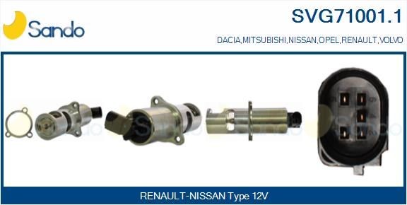 SANDO AGR - Ventil SVG71001.1 SVG71001.1 EGR ventil SANDO DACIA SOLENZA